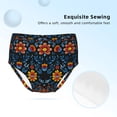 thumbnail image 2 of Pofeuu Mexican Flower Print Soft Cotton Underwear Girls'Briefs Soft Undies, 2 of 7