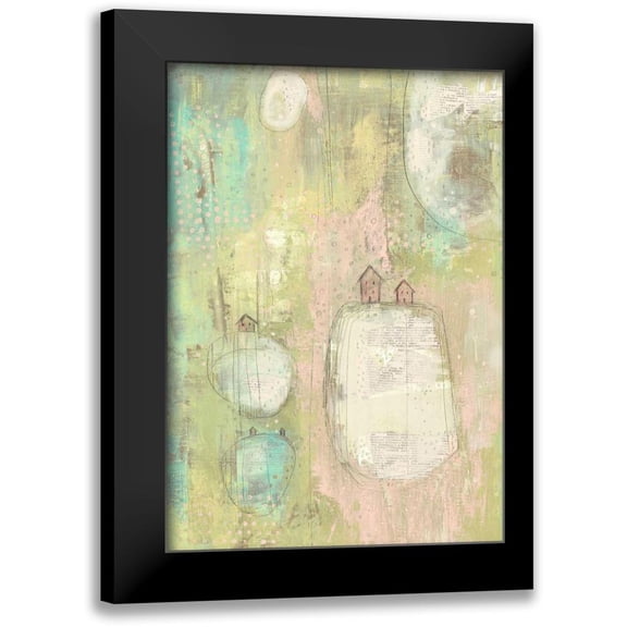 Ogren, Sarah 11x14 Black Modern Framed Museum Art Print Titled - 5 Houses