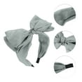 thumbnail image 3 of Unique Bargains 1 Pc Fashion Bow Headbands for Women Gray, 3 of 6