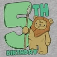 thumbnail image 2 of Boy's Star Wars 5th Birthday Cute Ewok Graphic T-Shirt, 2 of 5
