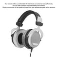 thumbnail image 3 of Almohadillas Para El Oído De Reemplazo De Auriculares, Ajuste De Reemplazo De Alpad Suave Y Cómodo Para DT770 DT770 PRO DT880 DT880 PRO T70 T90 T5P MMX300 TYGR 300R HS200, Etc., 3 of 7