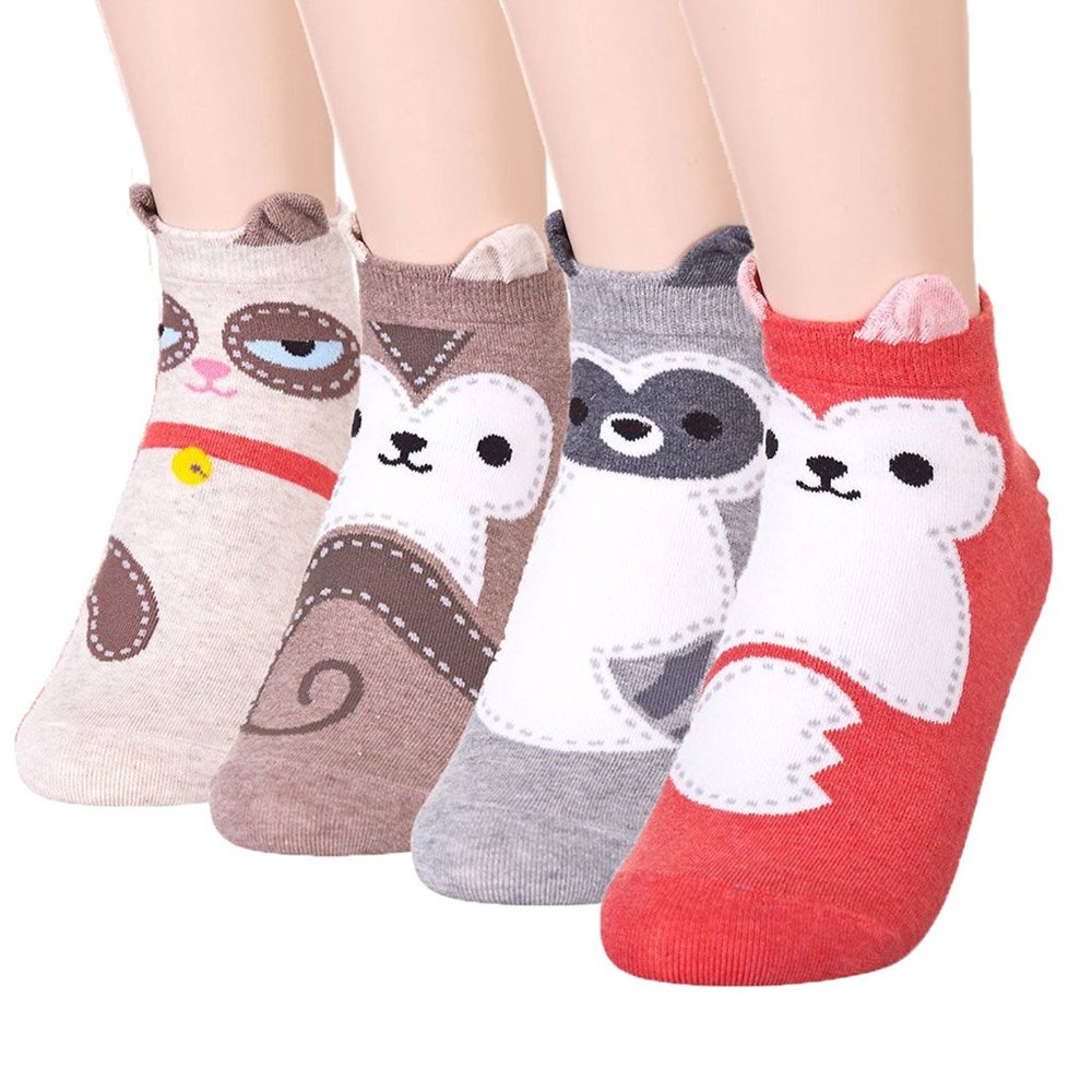 Clothing Socks Women's Cute Animals Animation Character Socks for