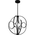 thumbnail image 2 of Quoizel Clairon Integrated LED Matte Black Pendant Light, 2 of 8