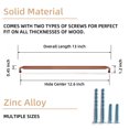 thumbnail image 7 of Goo-Ki 12.6" Hole Center Antique Copper Kitchen Cabinet Handles, Closet Classic Zinc Alloy Drawer Pulls Dresser Hardware for Bedroom， 6 Pack, 7 of 7