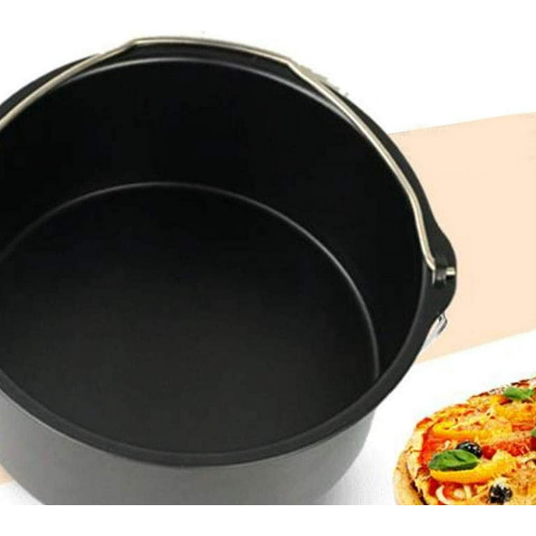 6PCs 7 Air Fryer Accessories Set Baking BBQ Pizza Chips Pan Mold for  3.2-6.8QT
