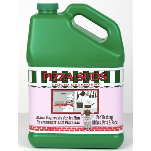 Pizza-Suds Liquid Detergent for Italian Restaurants and Pizzerias, For Washing Dishes, Pots and Pans