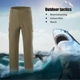 thumbnail image 3 of Waterproof Soft Shell Pants Men Windproof Military Trousers Army Hunting Wear-resisting Keep Warm Pants, 3 of 5