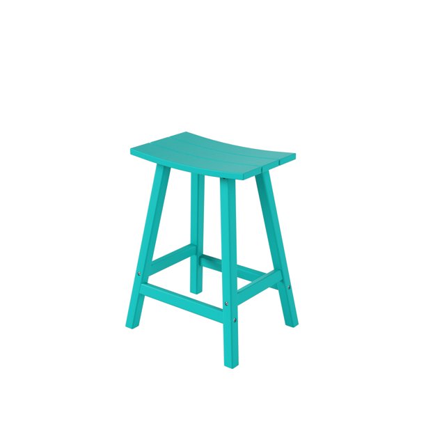 WestinTrends Malibu 24 Inch Outdoor Bar Stools, All Weather Resistant
