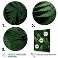 thumbnail image 3 of Designart "Ferns Plant Fronds I" Floral & Botanical Floater Framed Wall Art Print, 3 of 7