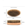 thumbnail image 2 of Cepillo para Barba TUNC Cerdas de Jabalí Cepillo Redondo para Hombres Sencillez, 2 of 5