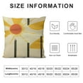 thumbnail image 5 of Chilfamy  Summer Pillow Covers You are My Sunshine Throw Pillows Covers Summer Farmhouse Cushion Case Decor for Sofa Couch 12x12in, 5 of 5