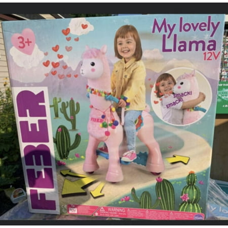 Feber My Lovely Llama - Battery Operated Ride-On Toy for Kids