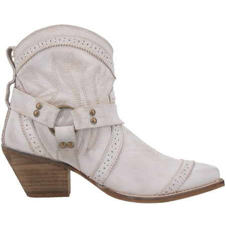 

Dingo Womens Gummy Bear Snip Toe Boots Ankle Mid Heel 2-3