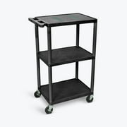 Luxor 42"H AV Cart - Three Shelves