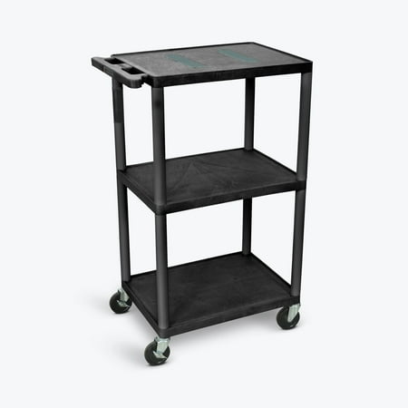 Luxor 42"H AV Cart - Three Shelves