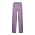 thumbnail image 7 of Women Ribbed Knit Lounge Pants Elastic High Waist Loose Wide Leg Drawstring Pant Fall Comfy Solid Trendy Trousers, 7 of 7