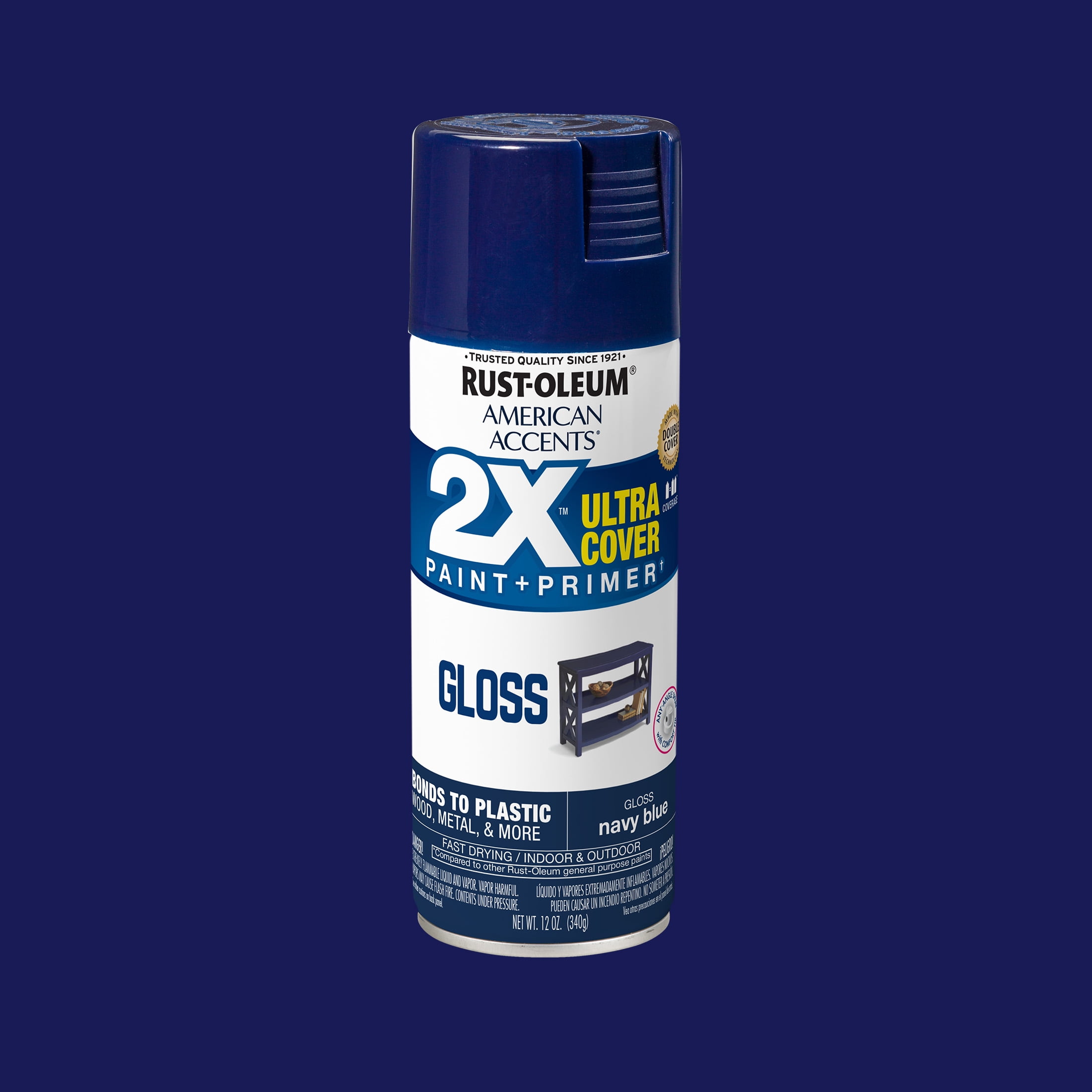 6 pack) Navy Blue, Rust-Oleum American Accents 2X Ultra Cover