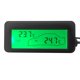 thumbnail image 1 of Kuymtek DC12V Digital Car Termómetro Mini LCD Retroiluminación Medidor Temperatura (Verde), 1 of 8