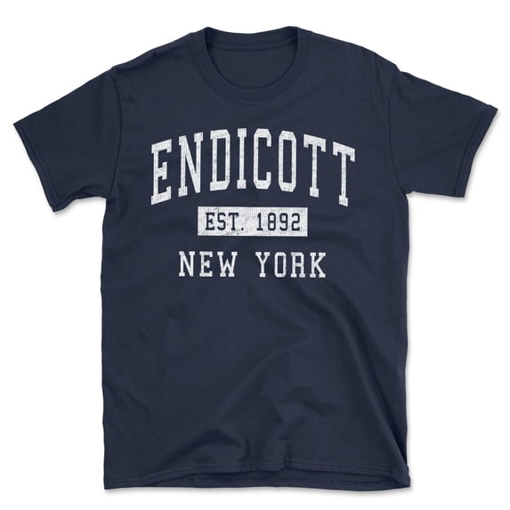 Endicott New York Classic Established Men's Cotton T-Shirt