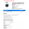 thumbnail image 2 of Oil Filler Cap - Compatible with 2000 - 2016 Freightliner Columbia 12.7L 6-Cylinder 2001 2002 2003 2004 2005 2006 2007 2008 2009 2010 2011 2012 2013 2014 2015, 2 of 2