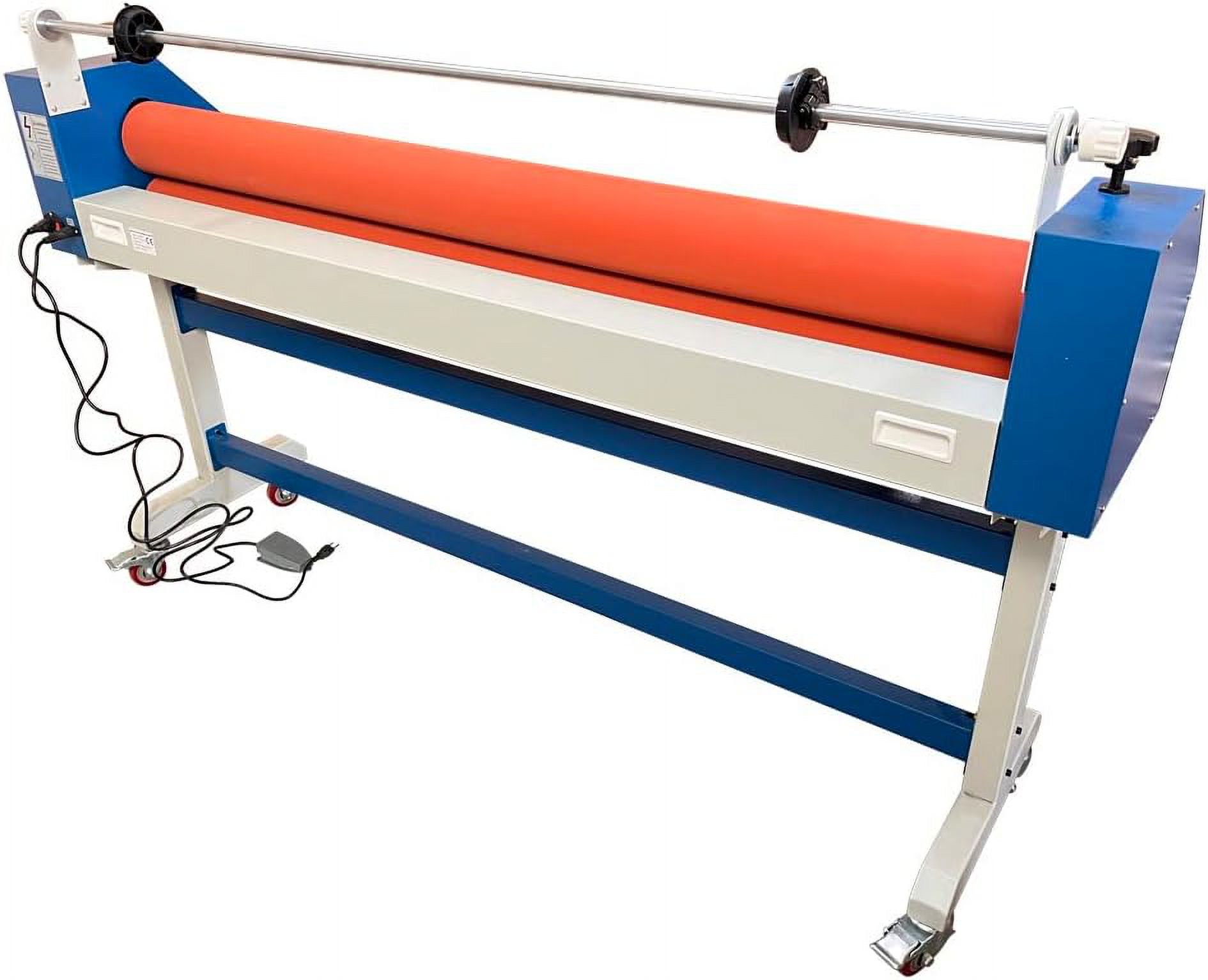 EQCOTWEA 63" Automatic/Manual Cold Roll Laminating Machine Film Release Rod Cold Laminator for Photo Poster Laminating