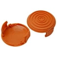 thumbnail image 1 of 2 x Spool Cover Cap for QUALCAST GT30 Grass Trimmer Strimmer Orange, 1 of 10