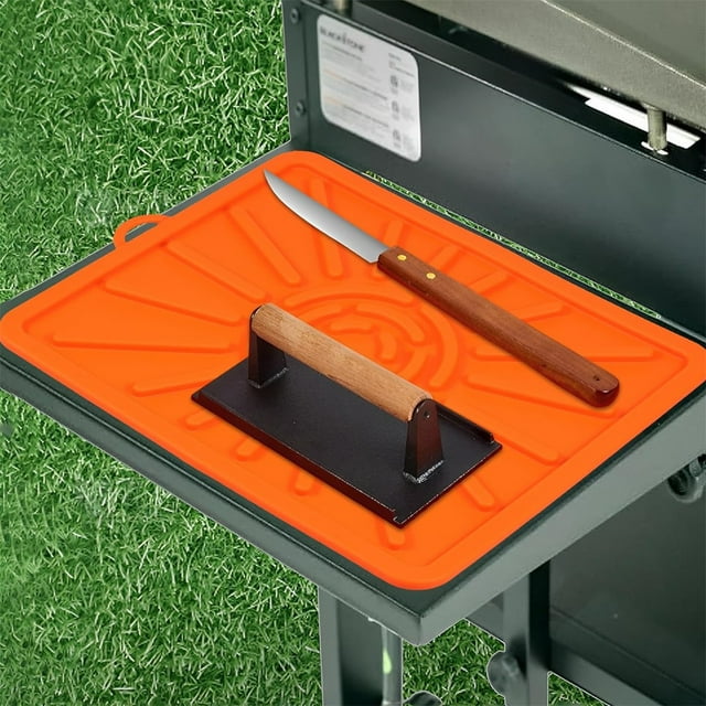 Product BBQ Mat & Fire Mat Product Title Silicone Griddle Side Shelf Mats for Griddles Tool Mats Spatula Mats BBQ Mats Grill Cooking Mats Outdoor Grill Accessories
