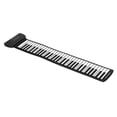 thumbnail image 4 of 61 Teclas Roll Up Piano Keyboard, Piano Electrónico Plegable Portátil Con 16 Tonos 6 Canciones De Demostración, Admite Salida MIDI, Sonido Envolvente Estéreo 4D, Para, 4 of 7