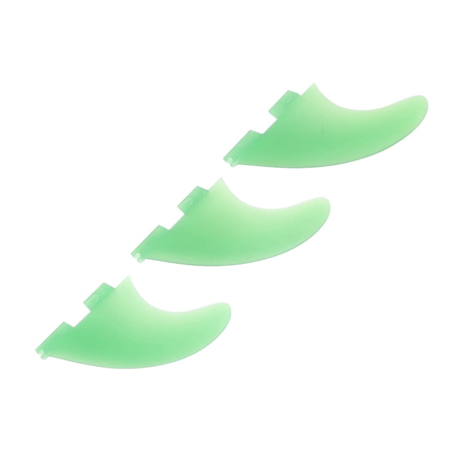 3PCS Fiberglass Surfboard Fins, Sturdy Lightweight Replacement for FCS1 Surfboard, with Well Designed Structure for Surfing Stability