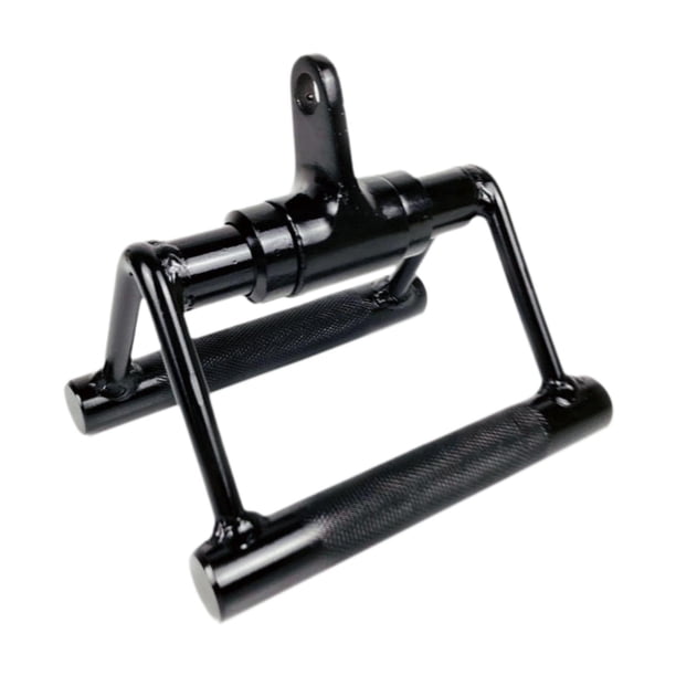 Barra de dominadas con mango en V para gimnasio, accesorio para dominadas, entrenamiento de espalda en casa, press de banca Negro