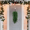 thumbnail image 6 of Christmas Swag Wall Hanging Fireplace Decor Teardrop Wreath Christmas Swags Artificial Teardrop Floral Swag Christmas Door Decorations Artificial Christmas Door Swag, 6 of 6