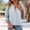 A02, variant on Women's 3/4 Sleeve Tops Plus Size Zipper Printed Loose Comfortable Spring Summer Top