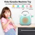thumbnail image 3 of Niños Niñas Niños Juguetes recargables Viaje interior Azul Zulema máquina de karaoke bluetooth, 3 of 8