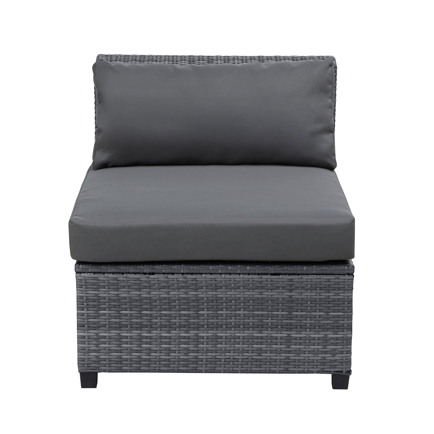 Kadyn 8 Piece Rattan Sectional Seating Group, Patio Furniture Sofa Sets with Cushions, Outdoor Wicker Sectional Couch Set for Garden, Gray Kadyn 8 Piece Rattan Sectional Seating Group, Patio Furniture Sofa Sets with Cushions, Outdoor Wicker Sectional Couch Set for Garden, Gray