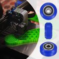thumbnail image 4 of Uxcell 8-Pack Rodillos para Impresora 3D Ranura en V, Ruedas de Polea de POM de 24mm 625RS Doble Rodamiento para Impresora 3D/CNC, Azul, 4 of 6