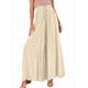 thumbnail image 1 of Pantalones Casuales para Mujer, con Cintura Elástica y Pierna , con Bolsillos. Albaricoque L, 1 of 9