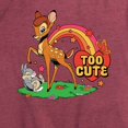 thumbnail image 3 of Bambi - Too Cute - Women's Short Sleeve Graphic T-Shirt, 3 of 5