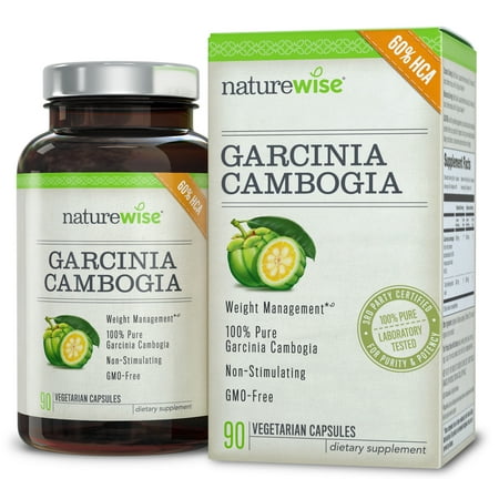 NatureWise Non-Stimulant Garcinia Cambogia Extract Plus Weight Loss Pills, 500 mg., 90 Ct.