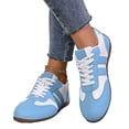 thumbnail image 2 of EKVAHL Fashion Sneakers for Women Lightweight Lace Up Walking Shoes Womens Non-Slip Comfortable Casual Sneakers Stylish Low Top Breathable Lightweight Running Shoes Trainers, 2 of 6