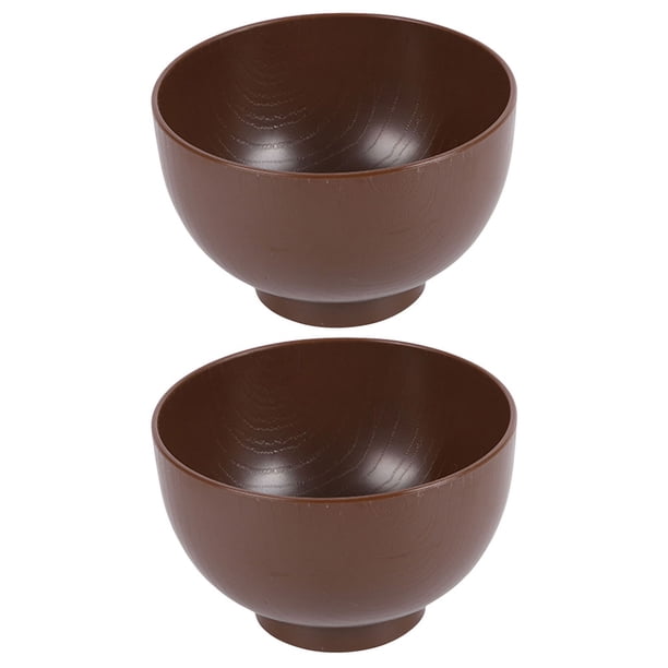 Tazón de sopa de estilo japonés, recipiente de comida reutilizable para restaurante, tazón de sopa tradicional, 2 uds.