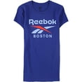 thumbnail image 1 of Reebok Womens Boston Graphic T-Shirt, Blue, Small, 1 of 2