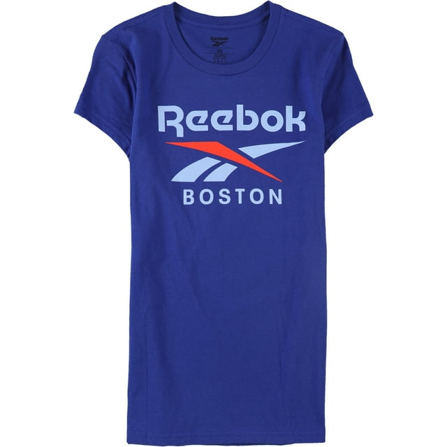 Reebok Womens Boston Graphic T-Shirt deeproyal XL
