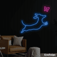 thumbnail image 2 of Craftnamesign Dachshund With Butterfly Neon Sign, Dog Lover Gifts, Dog LED Sign, Dog Wall Decor, 2 of 4