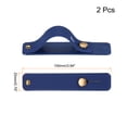 thumbnail image 2 of Uxcell 2 Pcs Soporte de dedo para teléfono, soporte de silicona para teléfono para la mayoría de los smartphones de color azul oscuro, 2 of 7