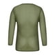 thumbnail image 4 of pstuiky camisetas de manga larga para hombre, Camisa informal de manga larga con cuello redondo y diseño de red de pesca hueca para hombre, color liso camisetas de hombre xl, 4 of 6