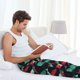 thumbnail image 5 of Balery Fishing Lure Pantalones de pijama para hombre, pijama ultraligero, pantalón de descanso-Medium, 5 of 6
