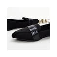 thumbnail image 2 of Zapatos planos sin cordones elegantes con punta en punta para mujer Zapatos planos suaves y cómodos de ballet, 2 of 3