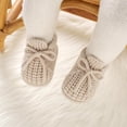 thumbnail image 2 of Baby Booties Newborn Baby First Shoes Cozy Warm Knit Soft Booties for Toddler Infant Boy Girl, 2 of 6