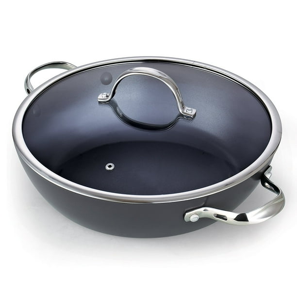 Cooks Standard 12" Hard Anodize Nonstick All Purpose Pan with Lid