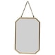 thumbnail image 1 of Inteprter Espejo de tocador Espejos dorados pequeños de hierro montados en la pared para maquillaje 10.6x7.1 pulgadas Decoración del hogar Oro 14.0x9.6 pulgadas, 1 of 1